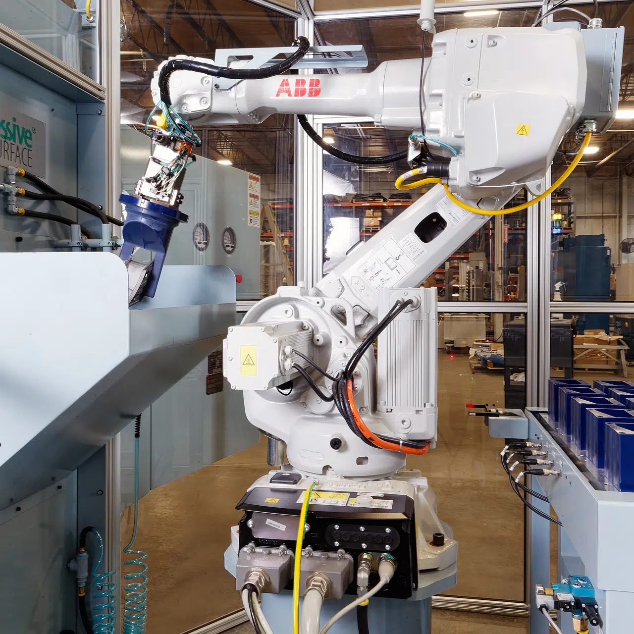 Grit Blast Turbine Nozzles with ABB Robotic Loading | Progressive